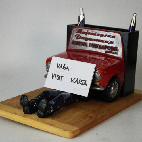 Majstorska Radionica Stalak za visitkarte i olovke